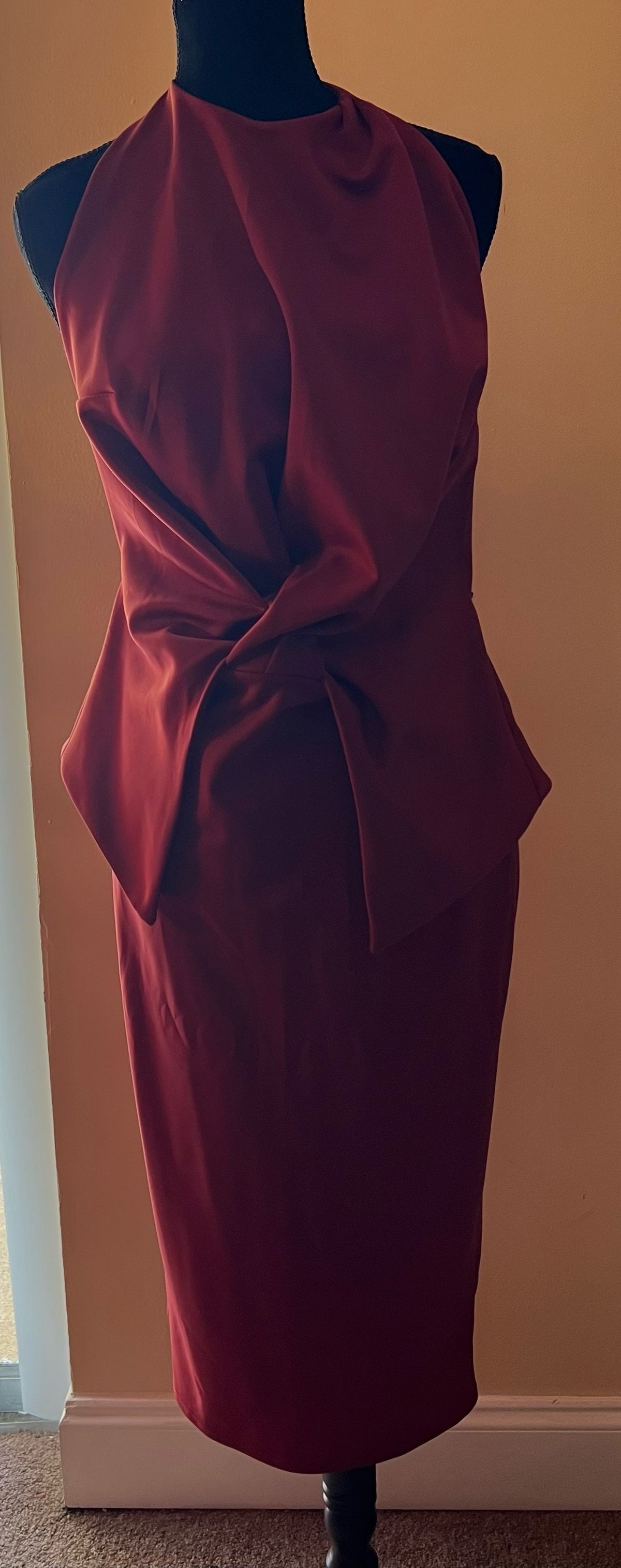 Size 8 Homecoming Burgundy Red Cocktail Dress on Queenly