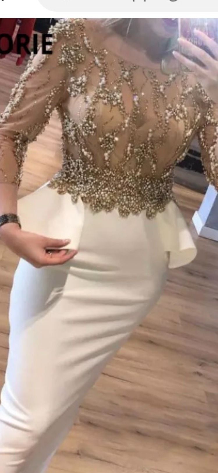 Size 10 White Cocktail Dress on Queenly