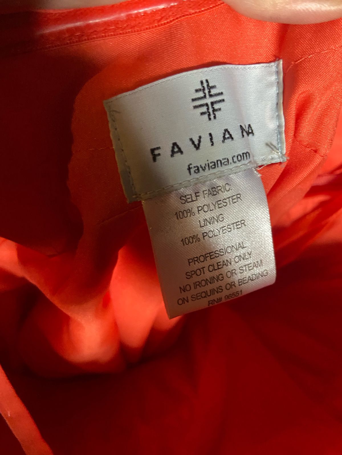 Faviana Size 00 Pageant Orange Floor Length Maxi on Queenly
