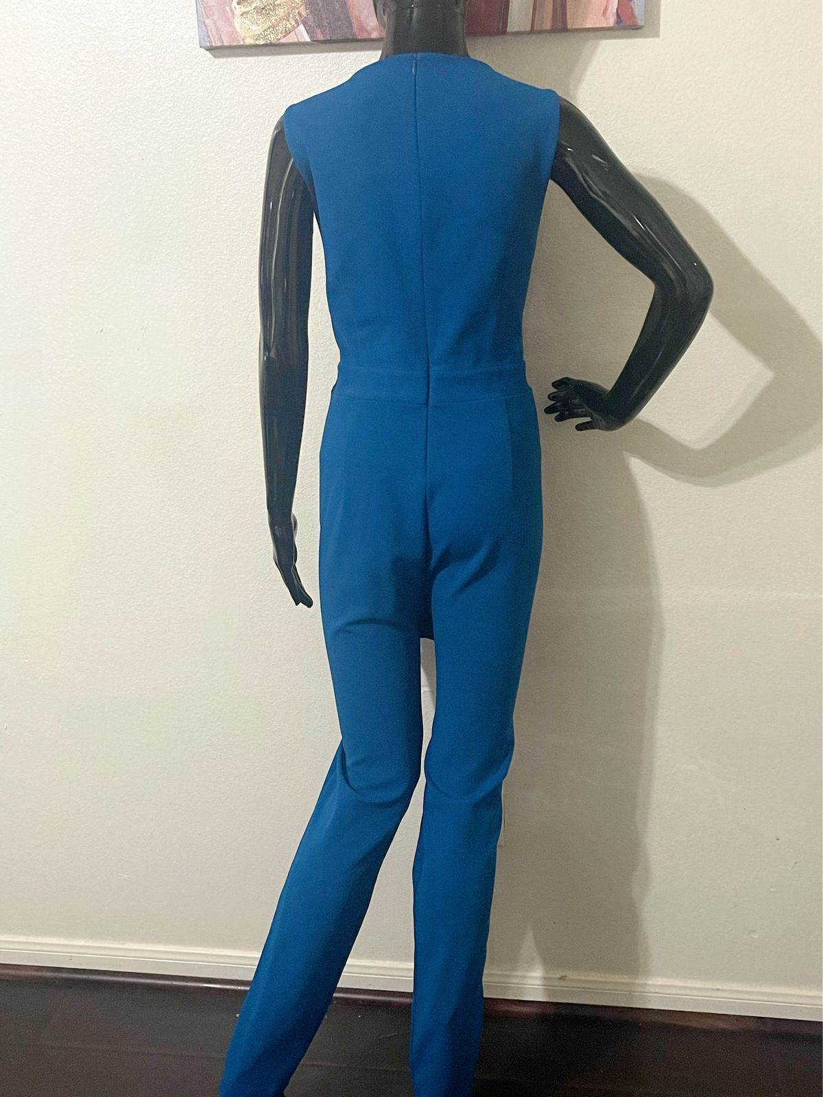 Size 12 Blue Formal Jumpsuit on Queenly