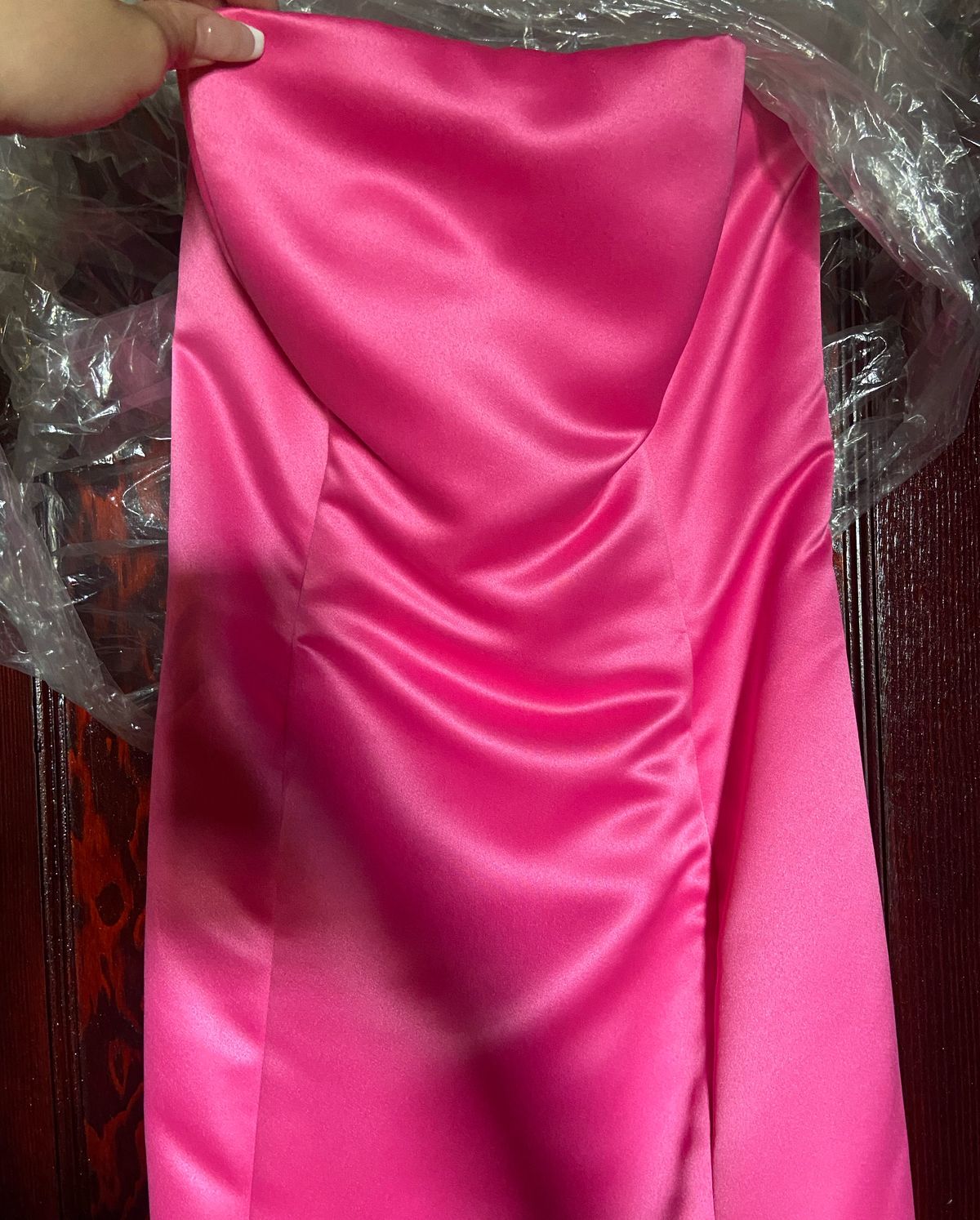 Jessica McClintock Size 00 Pageant Hot Pink Floor Length Maxi on Queenly