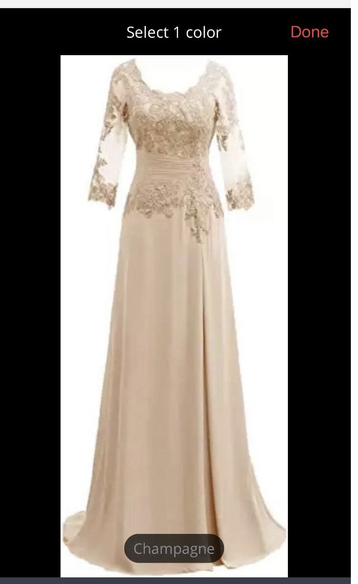 Plus Size 16 Nude Floor Length Maxi on Queenly
