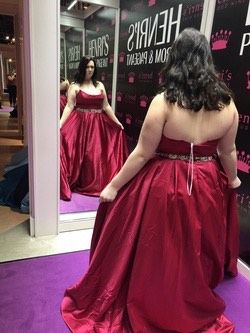 Sherri Hill Plus Size 20 Prom Satin Hot Pink Ball Gown on Queenly