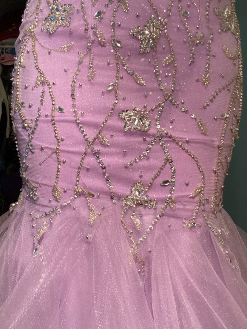 Tull & Dye Size 2 Prom Purple Mermaid Dress on Queenly