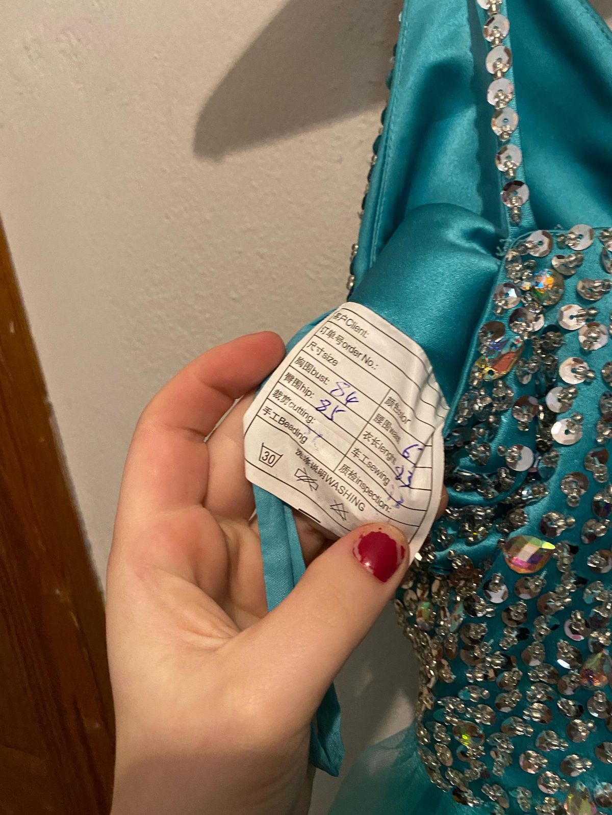 Size 2 Homecoming Sequined Light Blue Cocktail Dress on Queenly