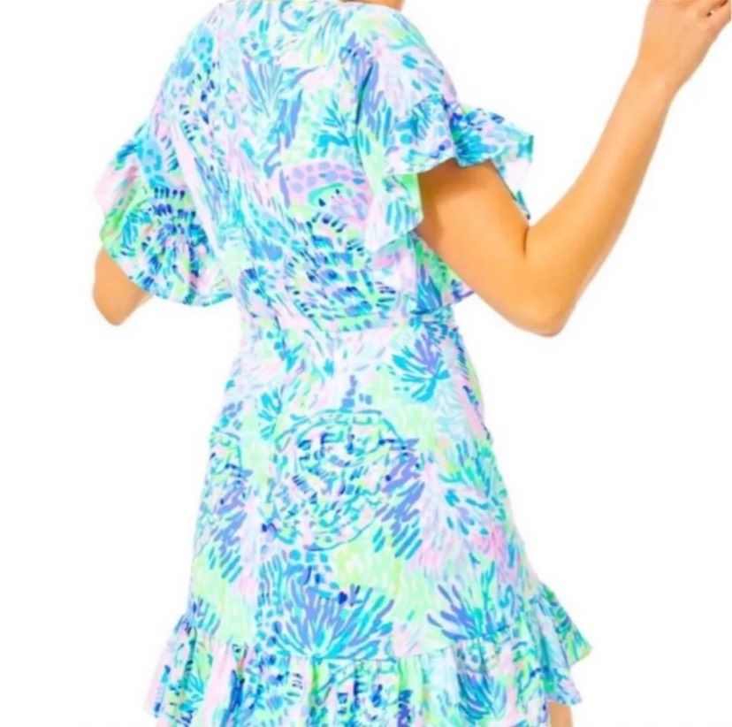 Lilly Pulitzer Size 2 Blue A-line Dress on Queenly