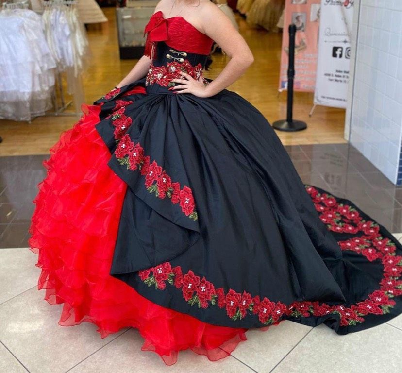 I forgot Plus Size 20 Red Ball Gown on Queenly