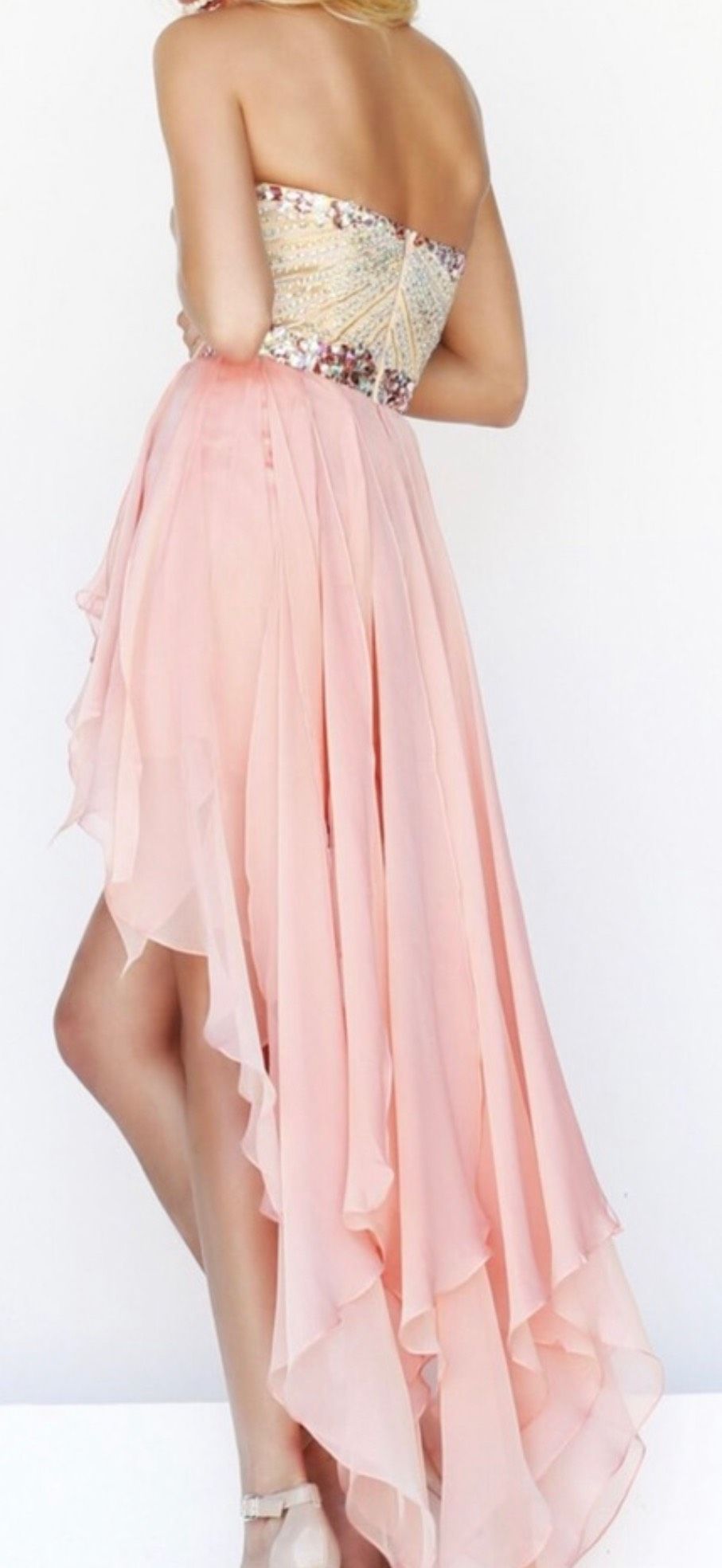 Sherri Hill Size 10 Prom Strapless Satin Light Pink Cocktail Dress on Queenly