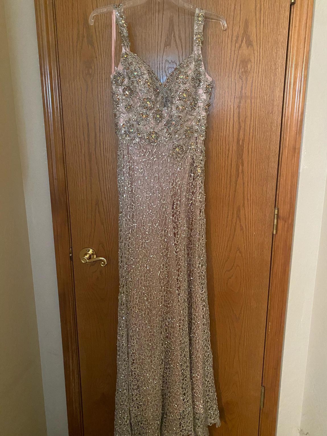 Mac Duggal Size 4 Prom Rose Gold Floor Length Maxi on Queenly