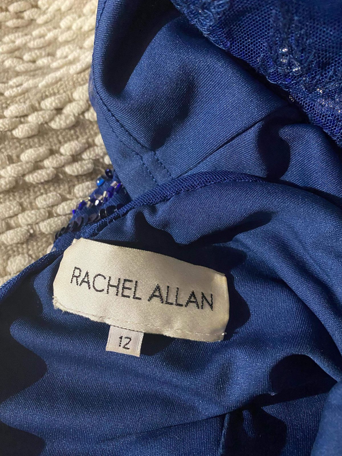 Rachel Allan Size 12 Prom Blue Cocktail Dress on Queenly