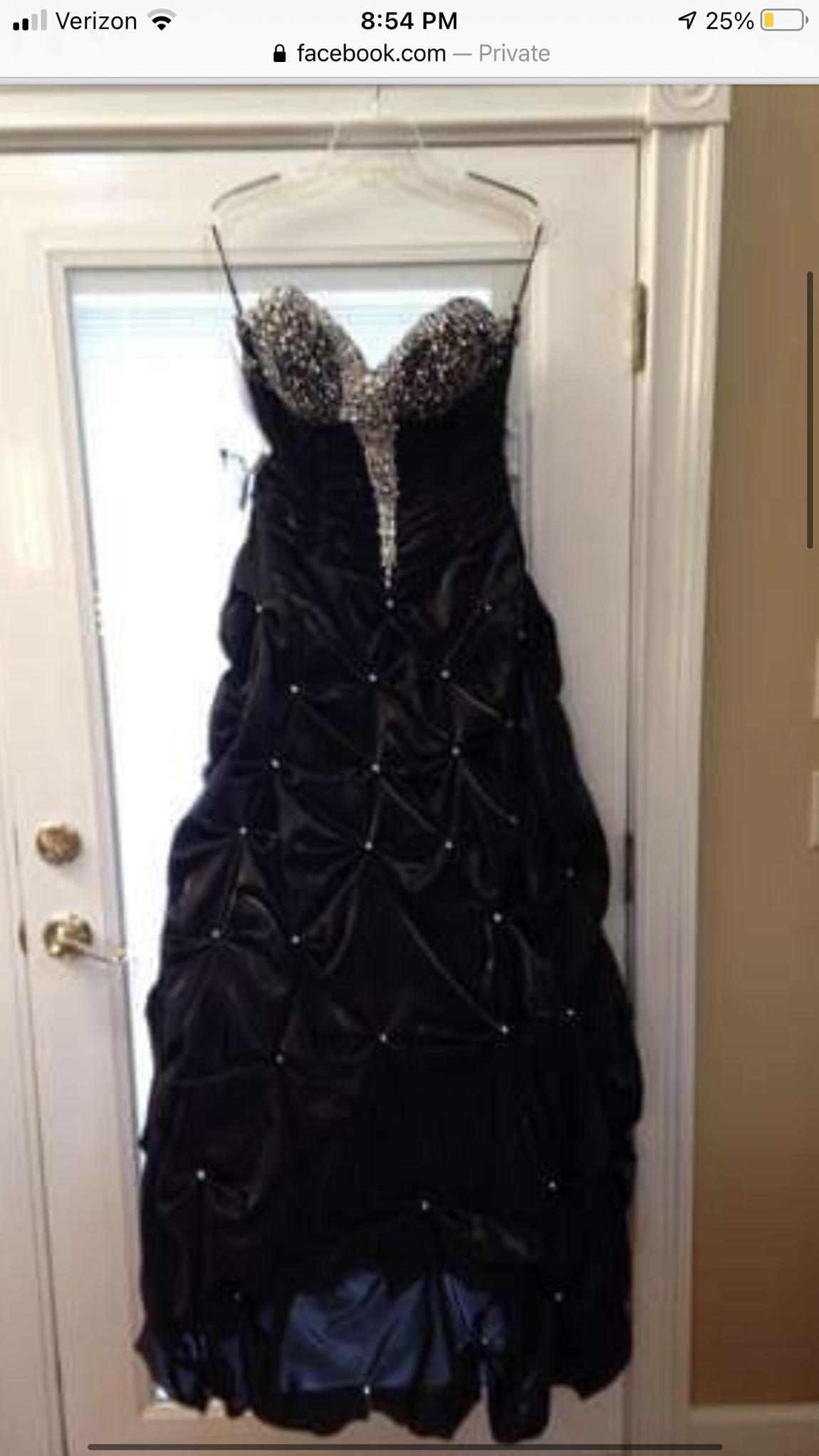 Studio 17 Size 14 Black Ball Gown on Queenly