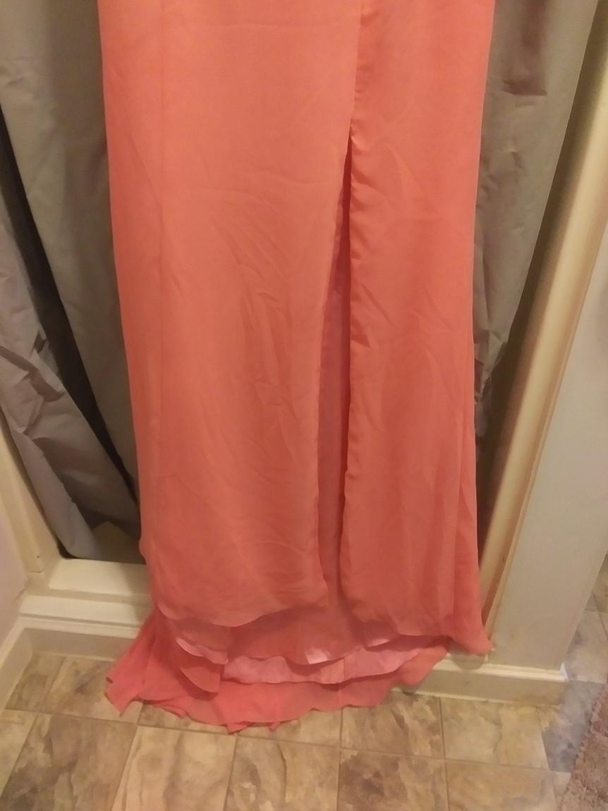 Studio 17 Size 8 Orange Side Slit Dress on Queenly