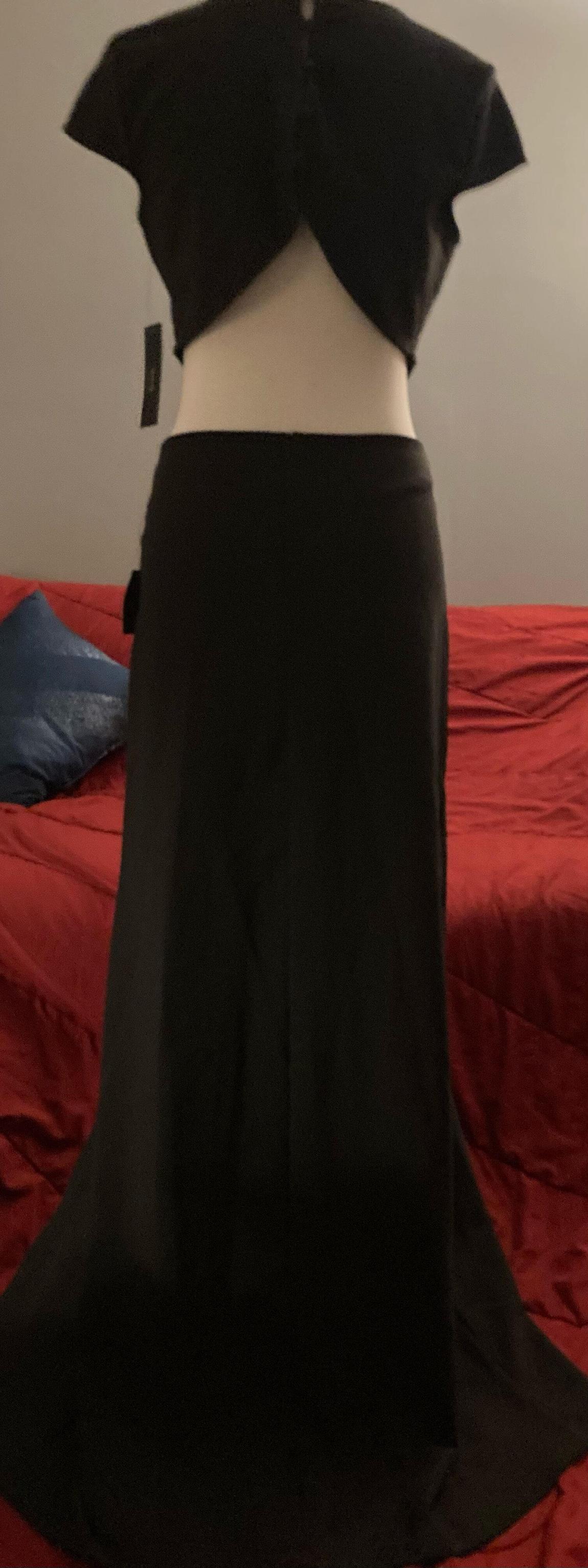 Lulus Size 8 Black Ball Gown on Queenly