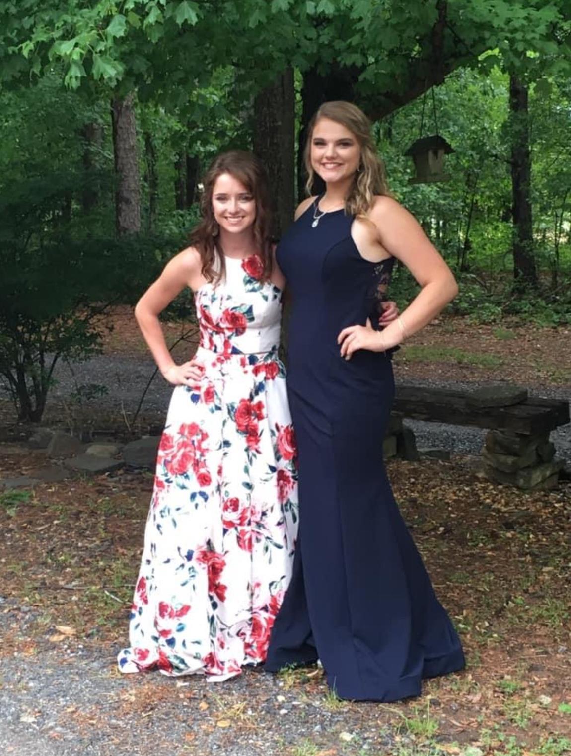 Size 12 Prom Navy Blue Mermaid Dress on Queenly