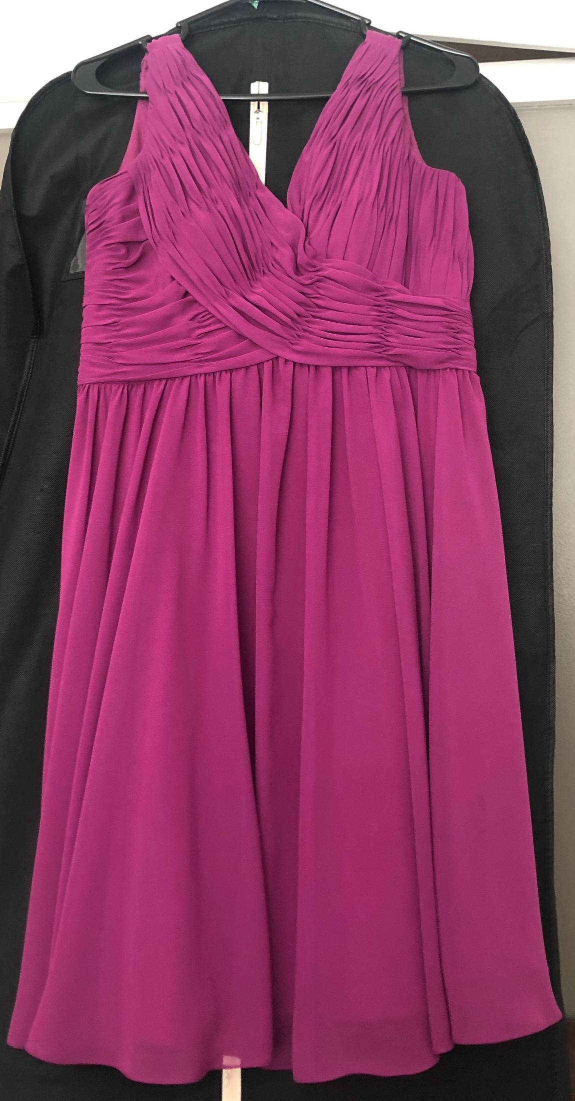 Size 14 Purple A-line Dress on Queenly