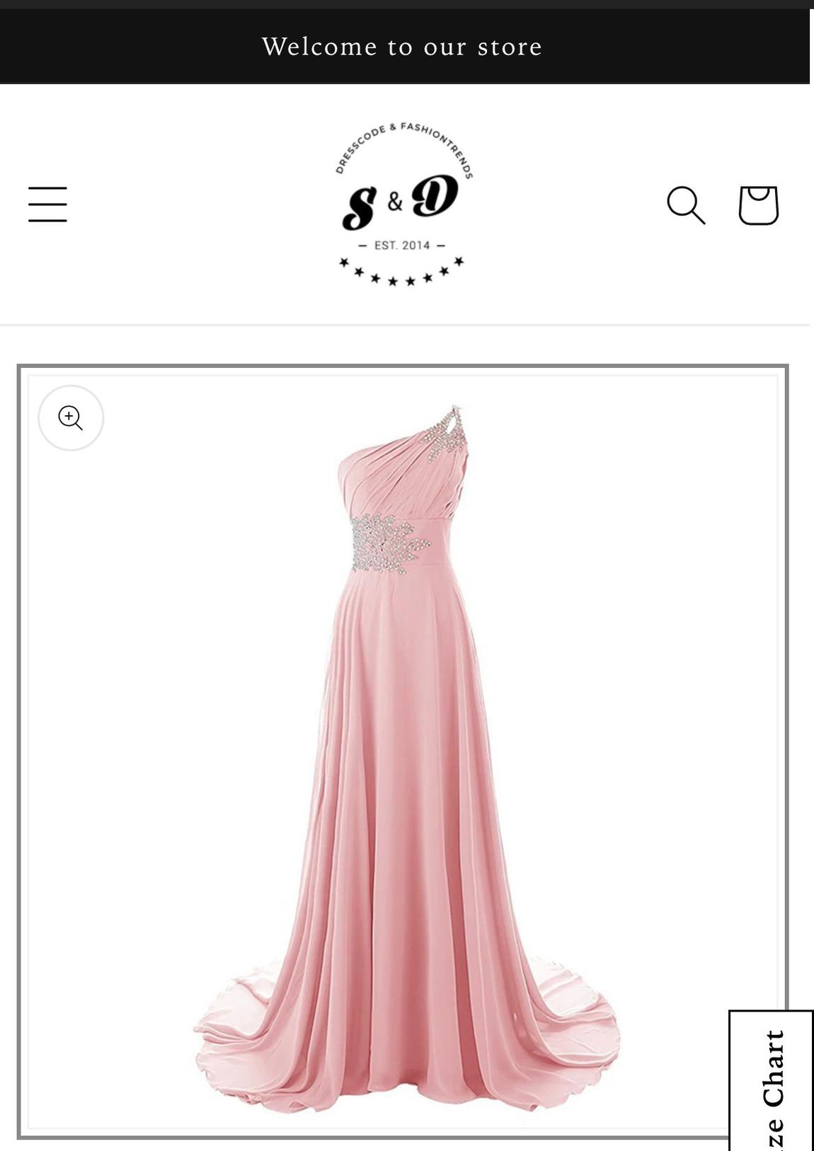 Size 12 Pink Floor Length Maxi on Queenly