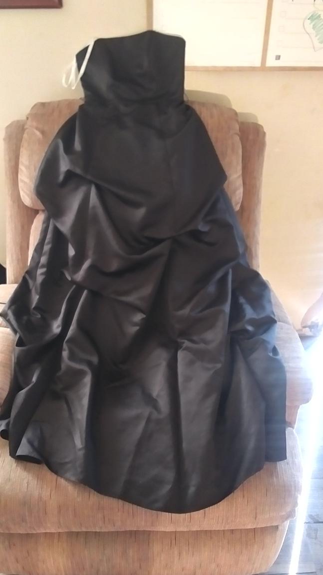 David's Bridal Girls Size 2 Black Ball Gown on Queenly