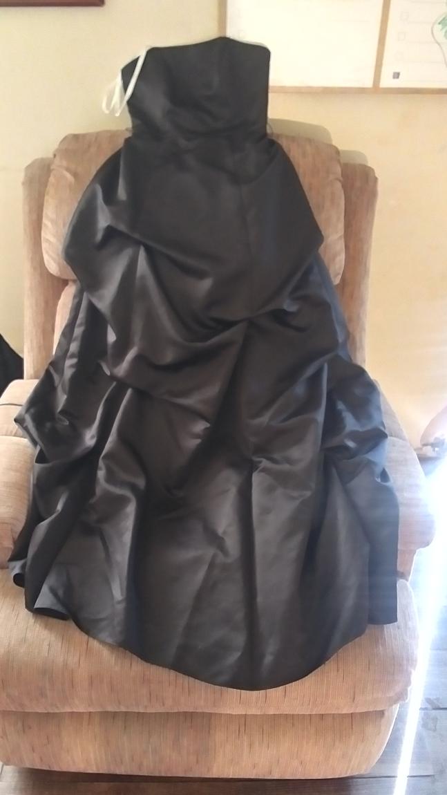 David's Bridal Girls Size 2 Black Ball Gown on Queenly