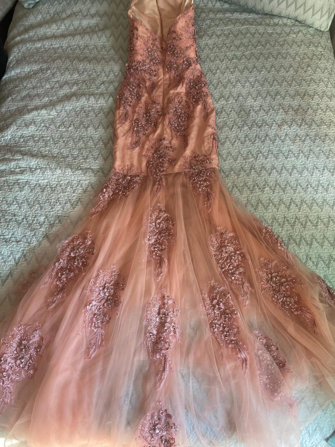 Size 2 Nude Mermaid Dress on Queenly