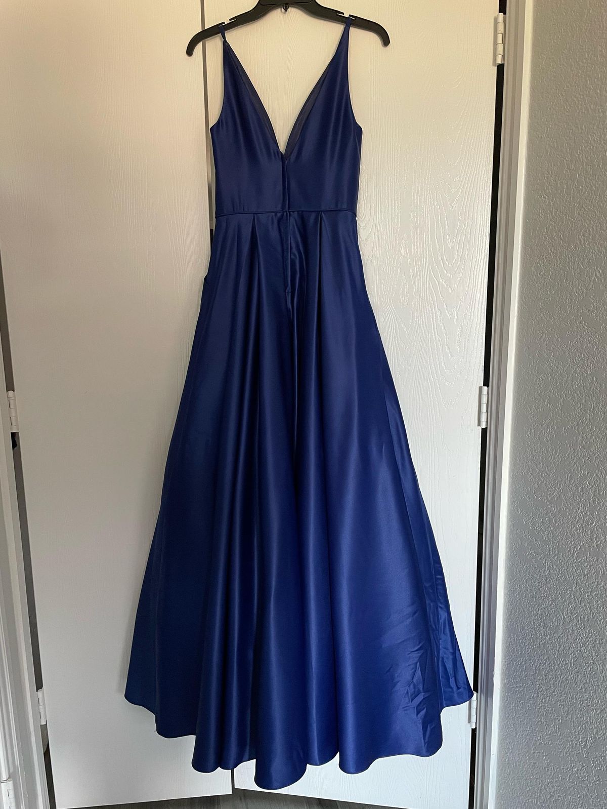 Blondie Nites Size 2 Sequined Royal Blue Ball Gown on Queenly