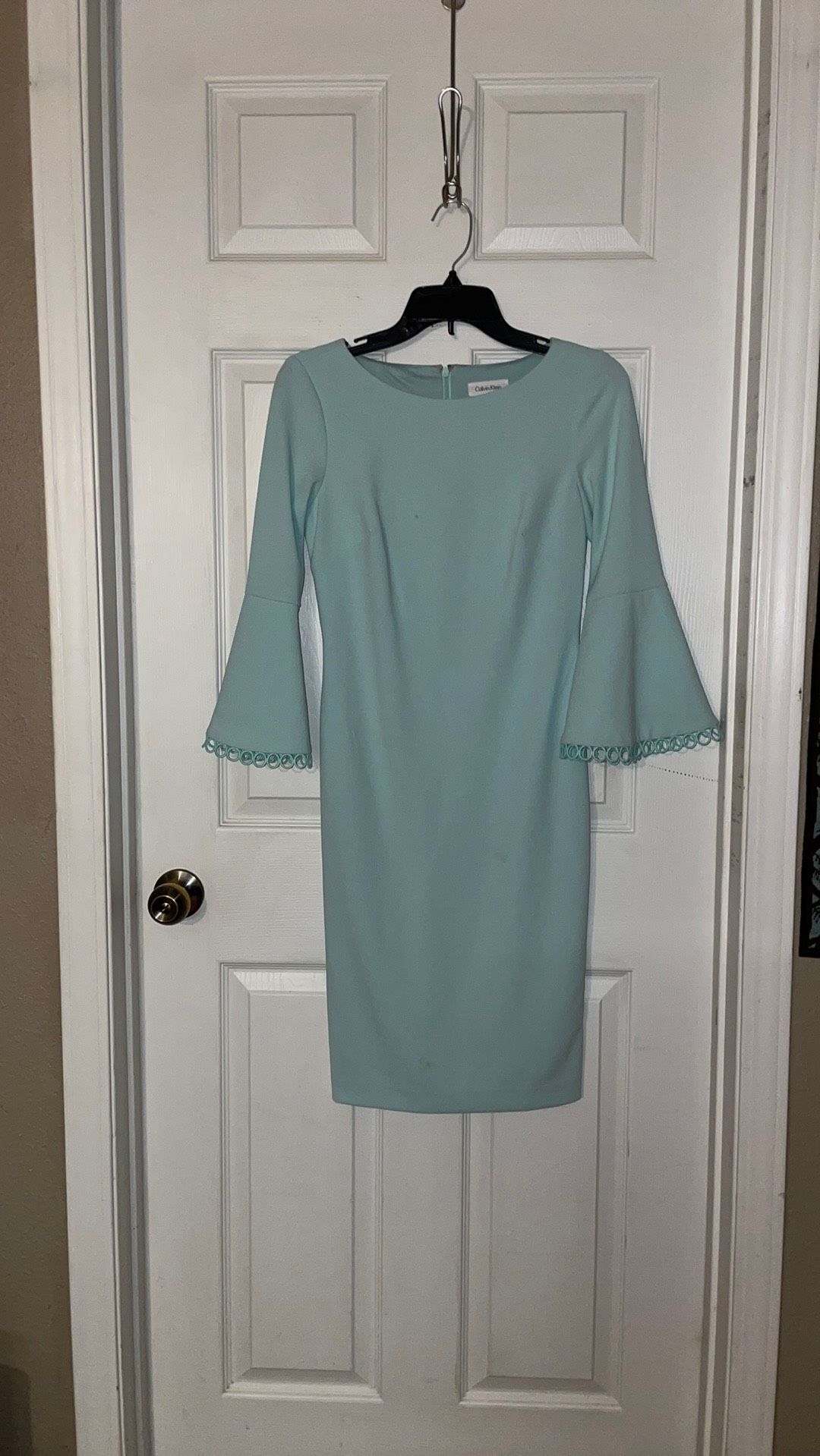 Calvin Klein Size 2 Pageant Interview Green A-line Dress on Queenly