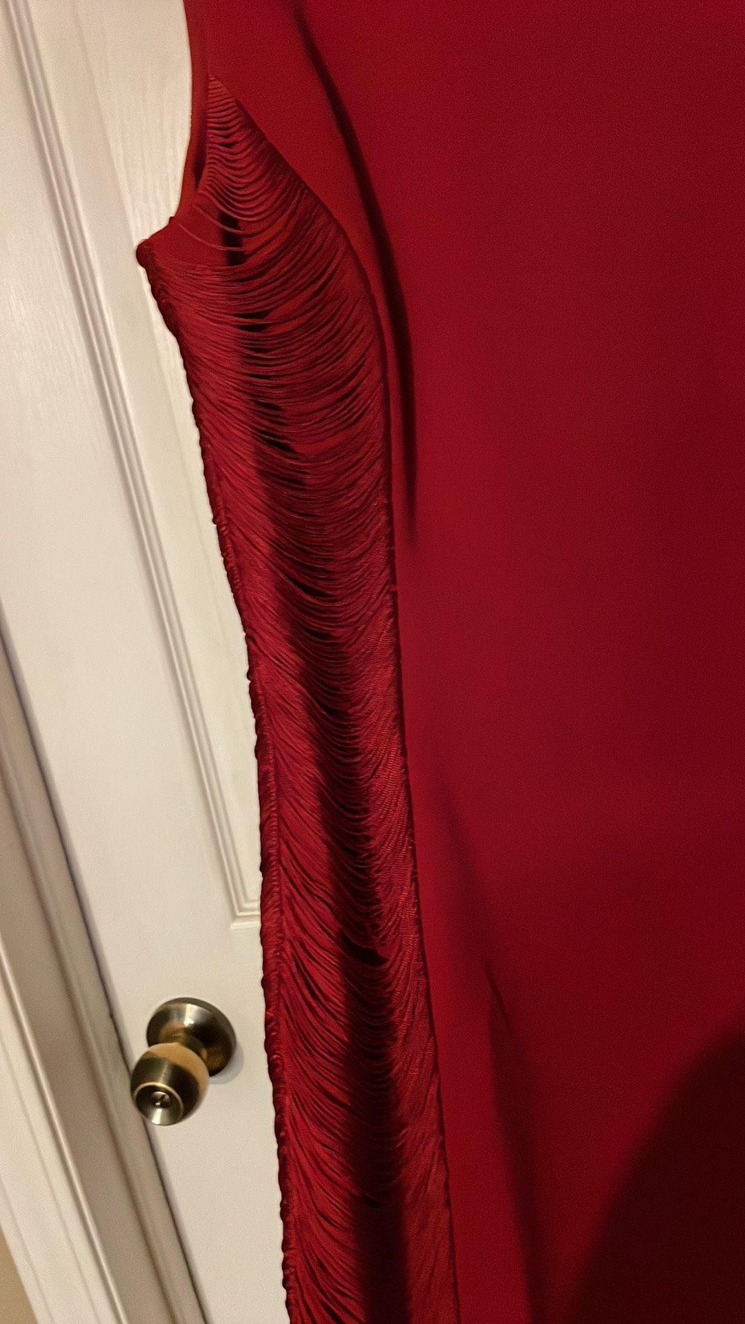 Antonio Melani Size 6 Pageant Interview Burgundy Red A-line Dress on Queenly