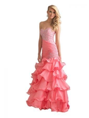 Madison James Size 2 Pink Mermaid Dress on Queenly