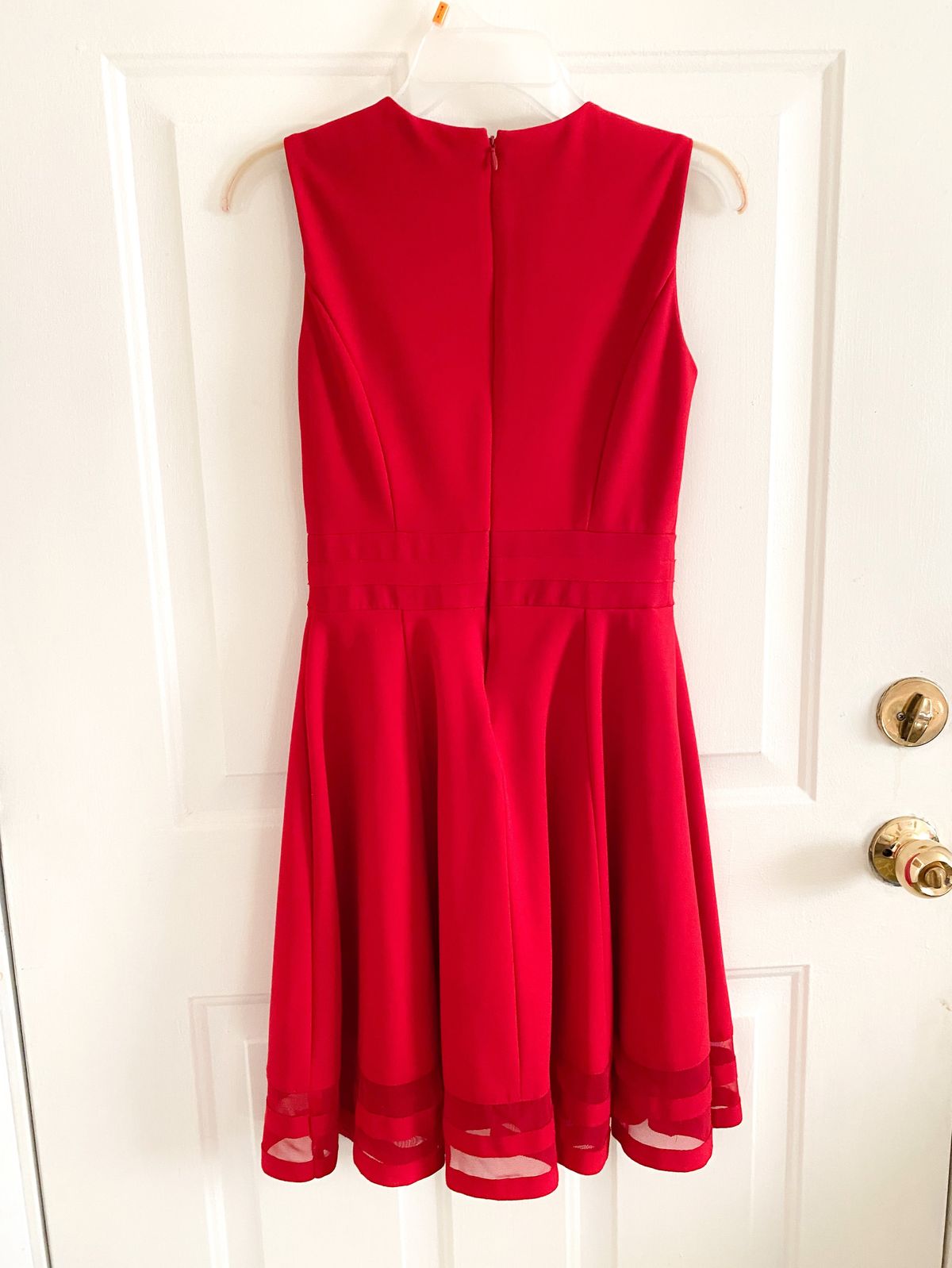 Calvin Klein Size 2 Pageant Interview Red Cocktail Dress on Queenly