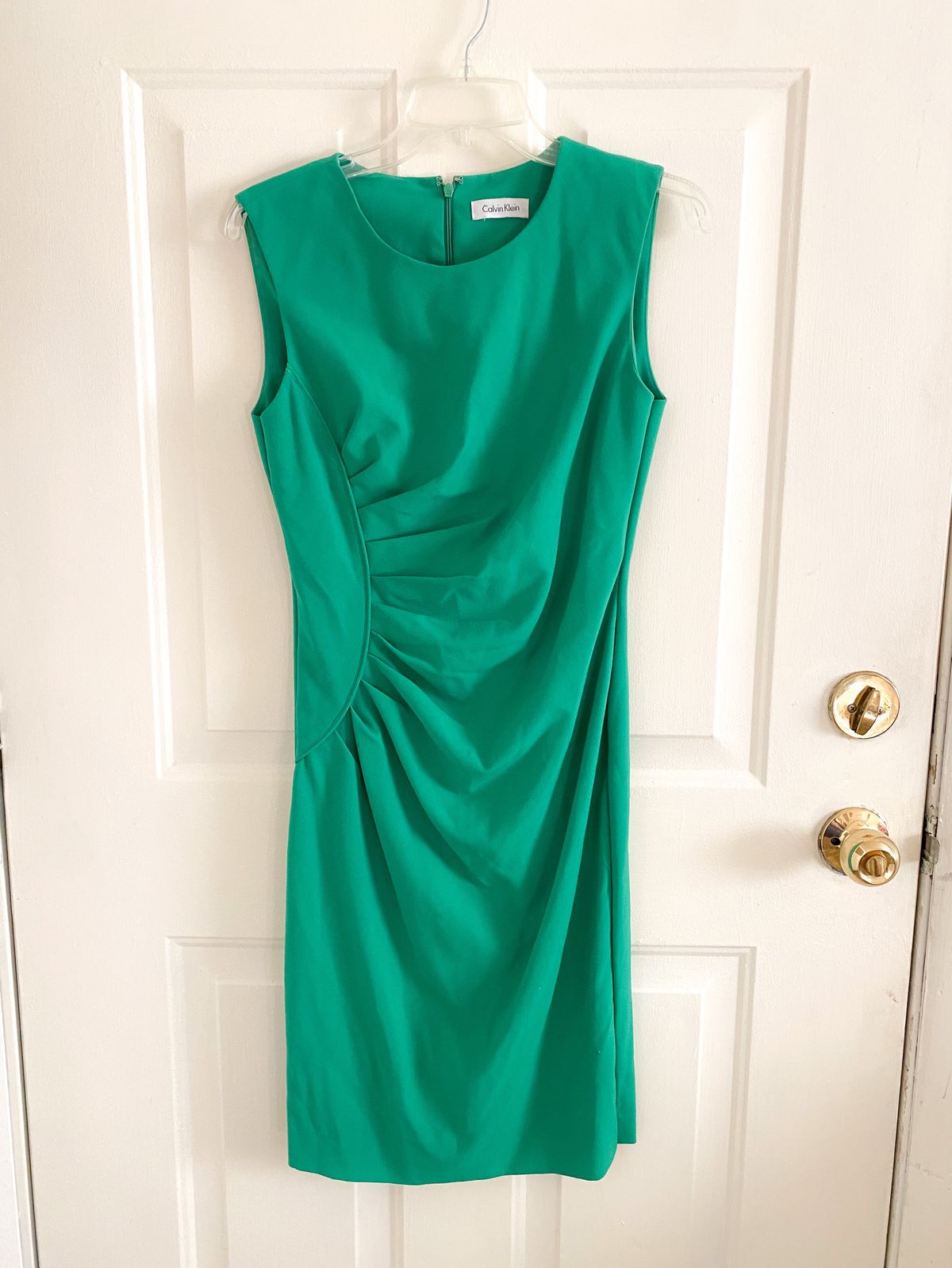 Calvin Klein Size 4 Pageant Interview Emerald Green Cocktail Dress on Queenly