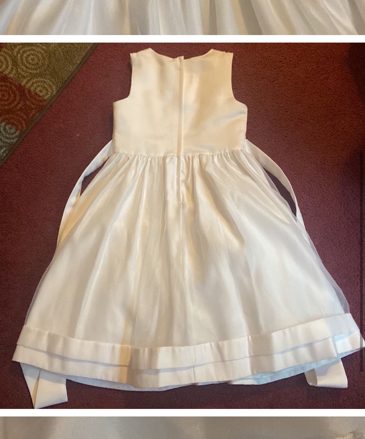 American Princess Girls Size 12 White Cocktail Dress on Queenly