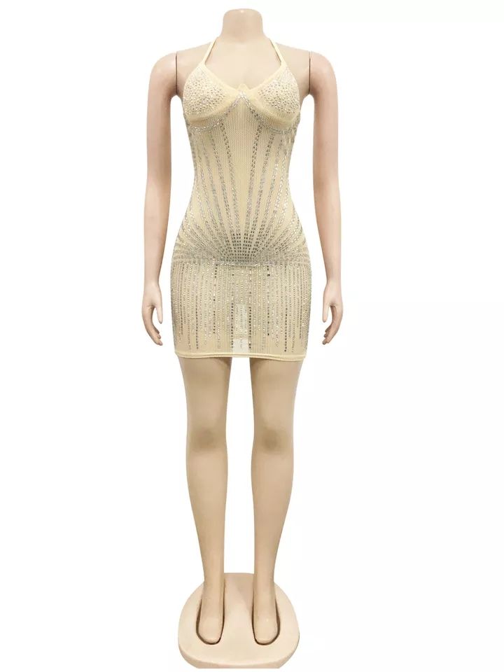 Size 10 Nude Cocktail Dress on Queenly