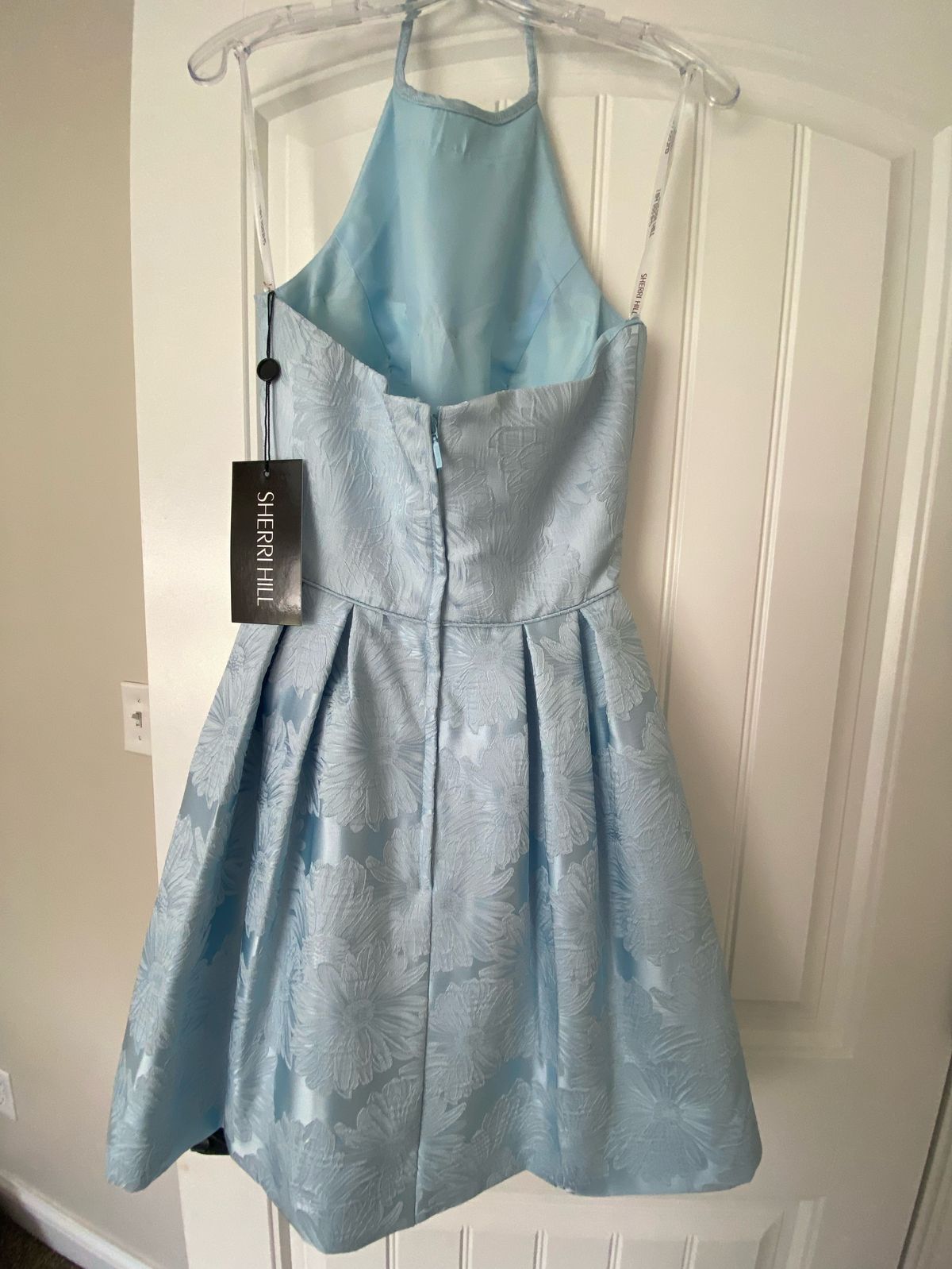 Sherri Hill Size 2 Light Blue Cocktail Dress on Queenly