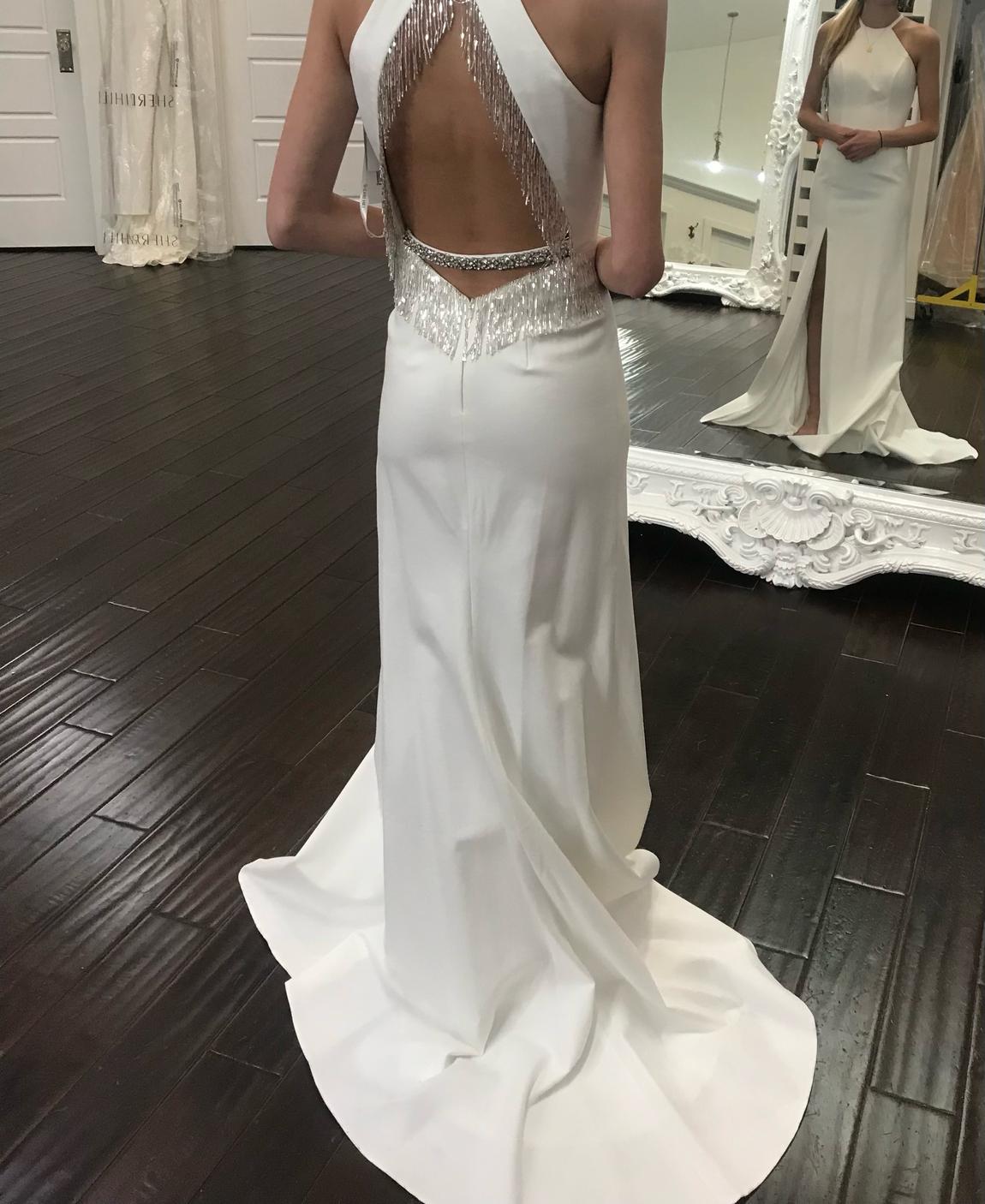 Sherri Hill White Size 0 Floor Length $300 Straight Dress on Queenly