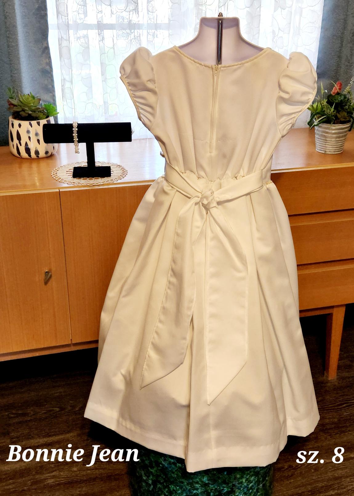 Bonnie Jean Girls Size 8 White Ball Gown on Queenly