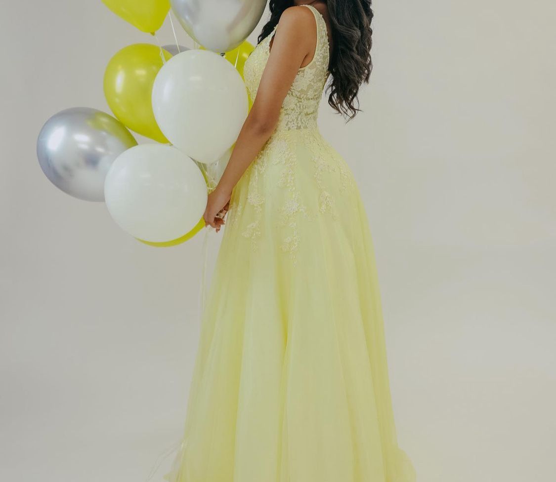 Xscape Size 2 Prom Yellow Mermaid Dress on Queenly