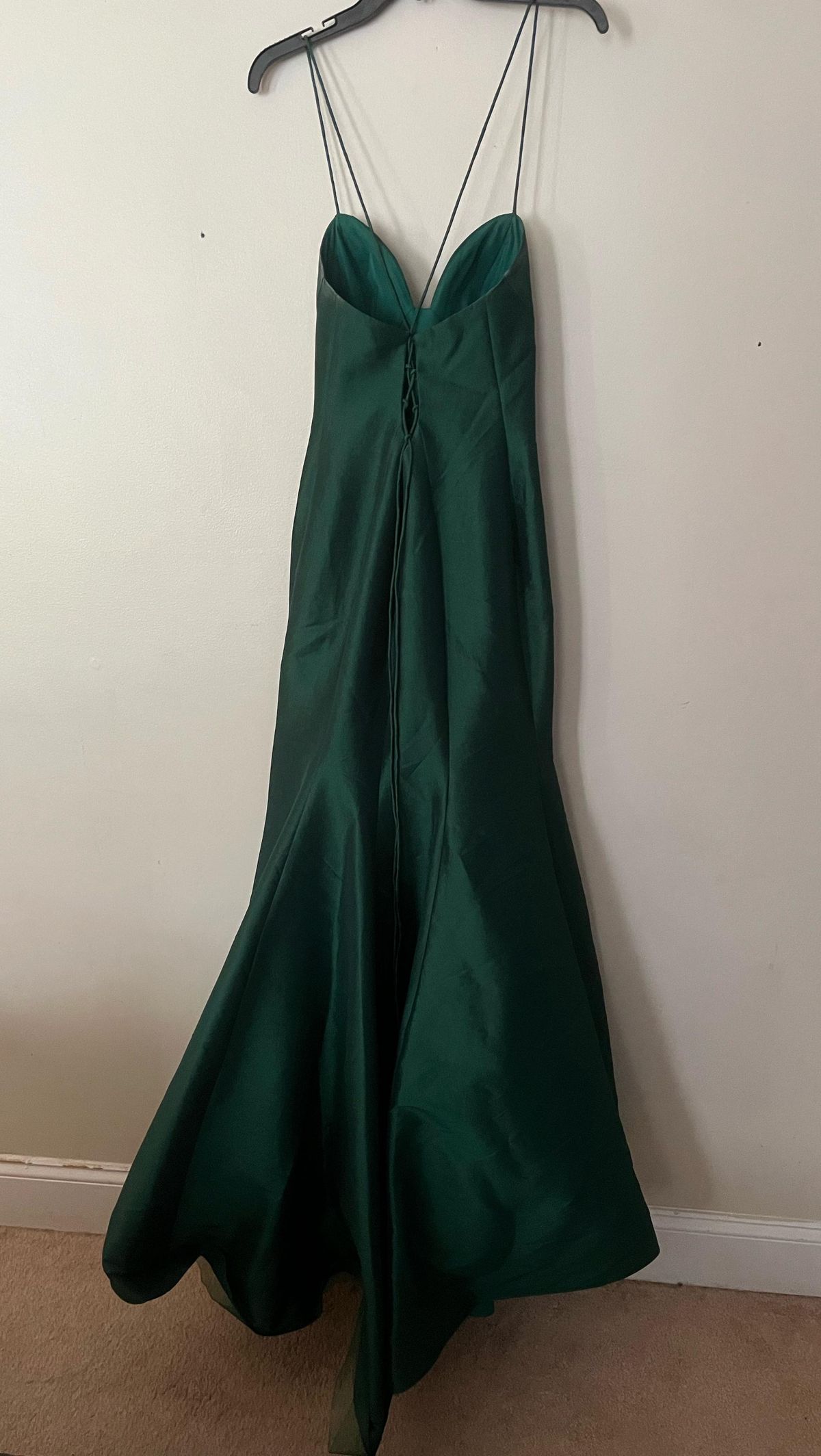 Clarisse Size 6 Green Mermaid Dress on Queenly