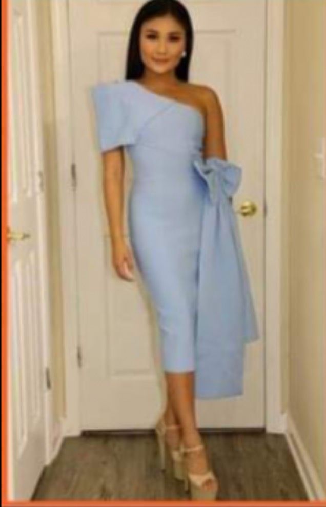 Unknown Size 2 Pageant Interview Light Blue Floor Length Maxi on Queenly