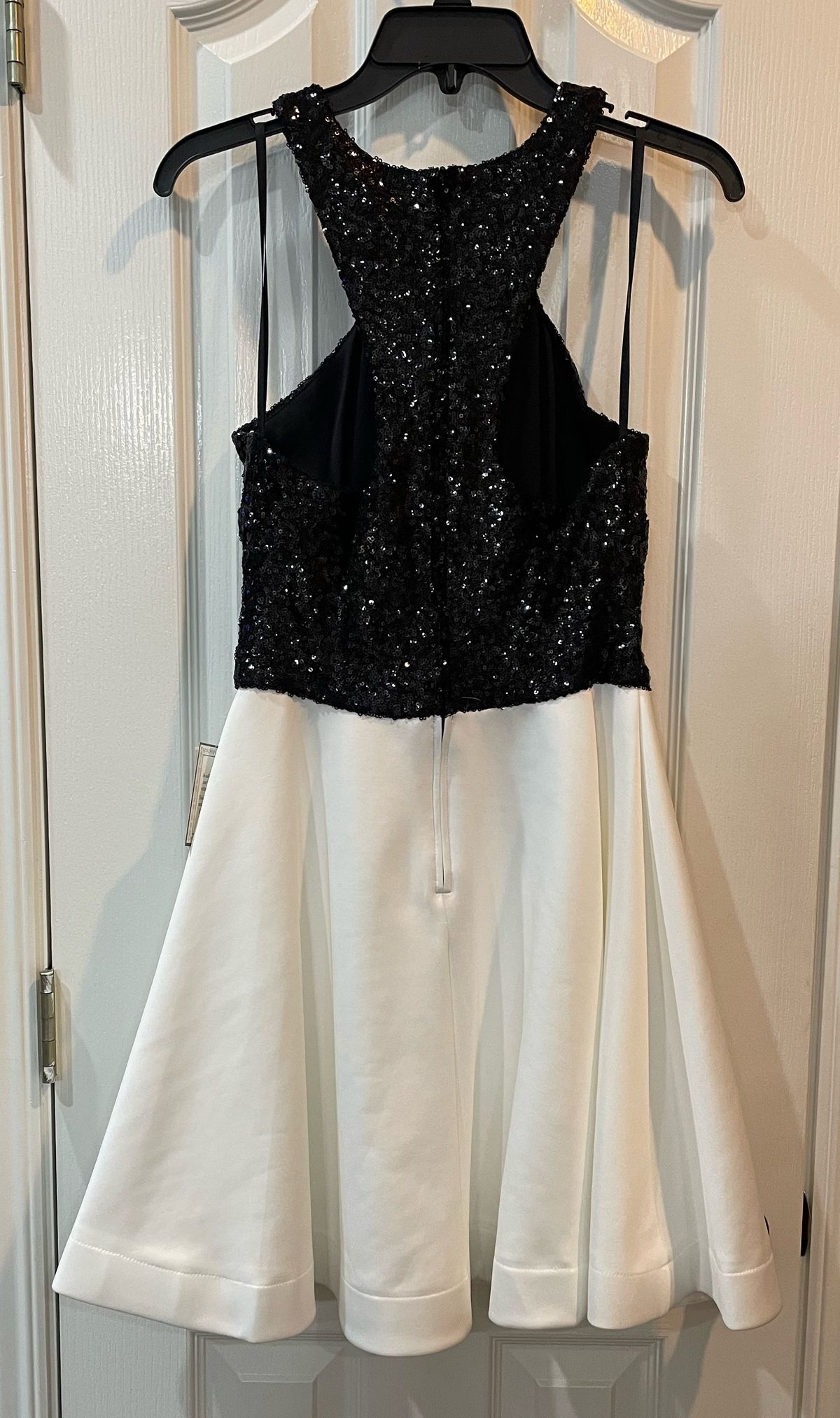 B. Darlin Girls Size 12 Prom High Neck Black Cocktail Dress on Queenly
