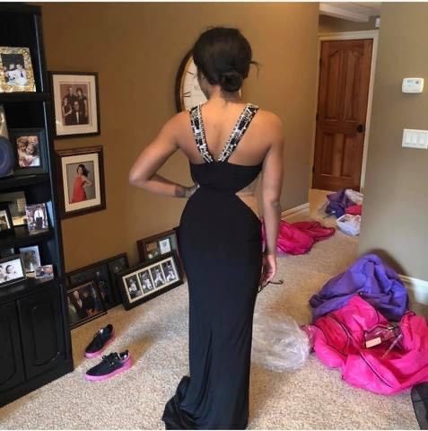 Sherri Hill Size 4 Prom Satin Black Floor Length Maxi on Queenly