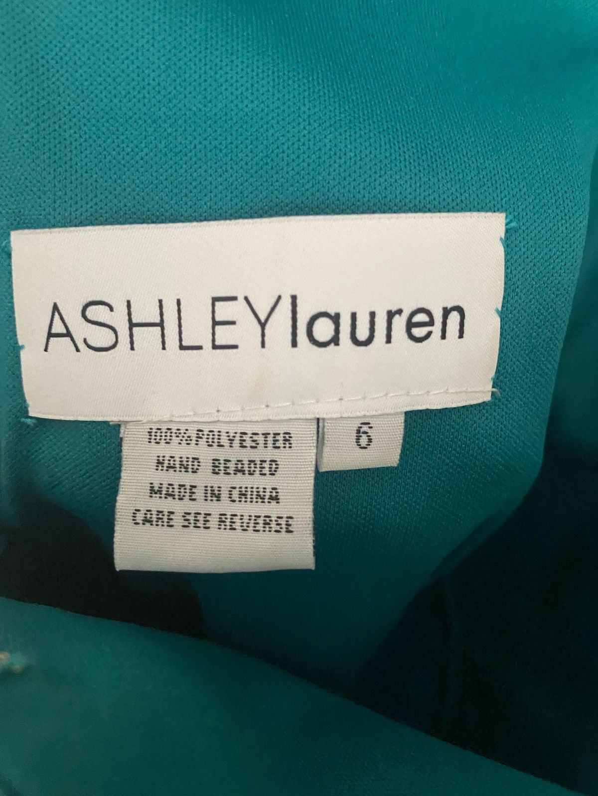 Ashley Lauren Size 6 Blue Cocktail Dress on Queenly