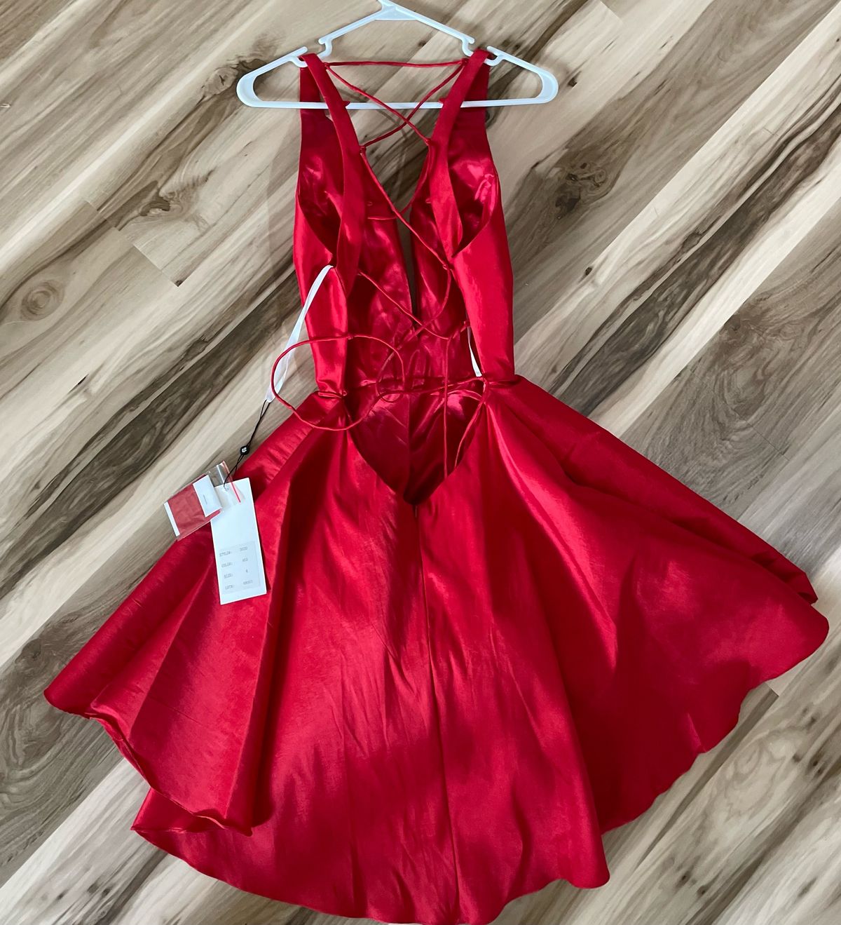 Alyce Size 4 Red A-line Dress on Queenly