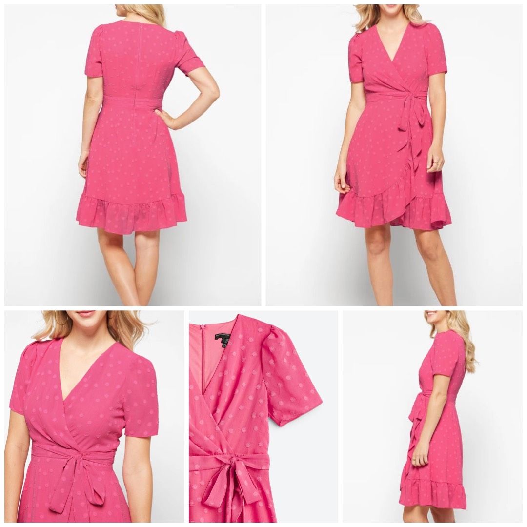 Maggy london Size 4 Homecoming Hot Pink A-line Dress on Queenly