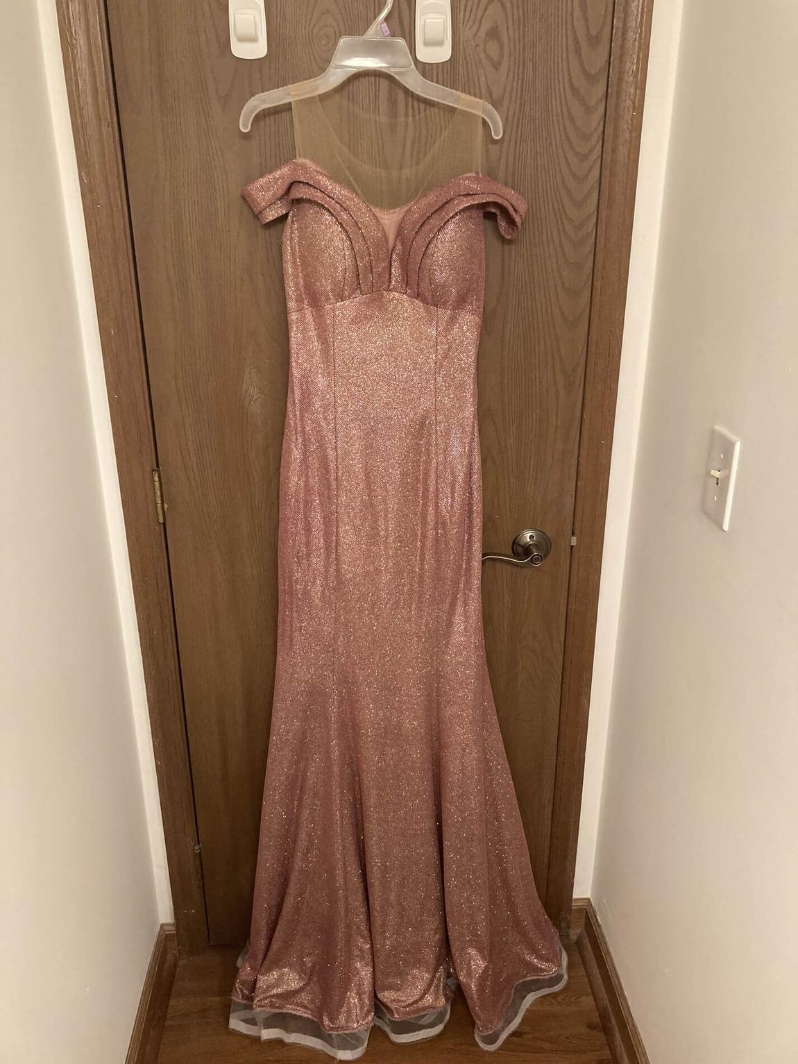 Size 2 Prom Light Pink Floor Length Maxi on Queenly