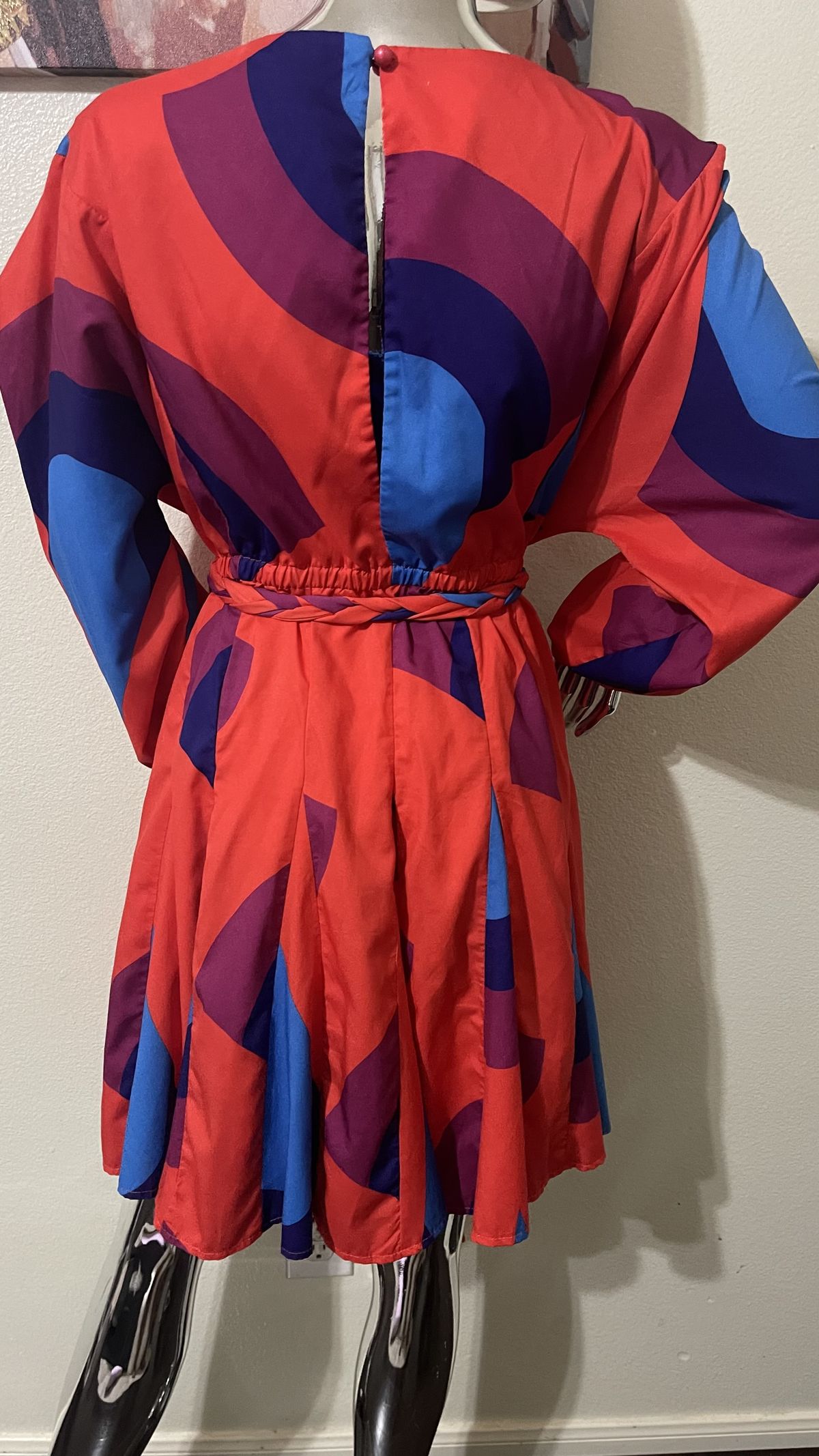 Size 14 Multicolor A-line Dress on Queenly