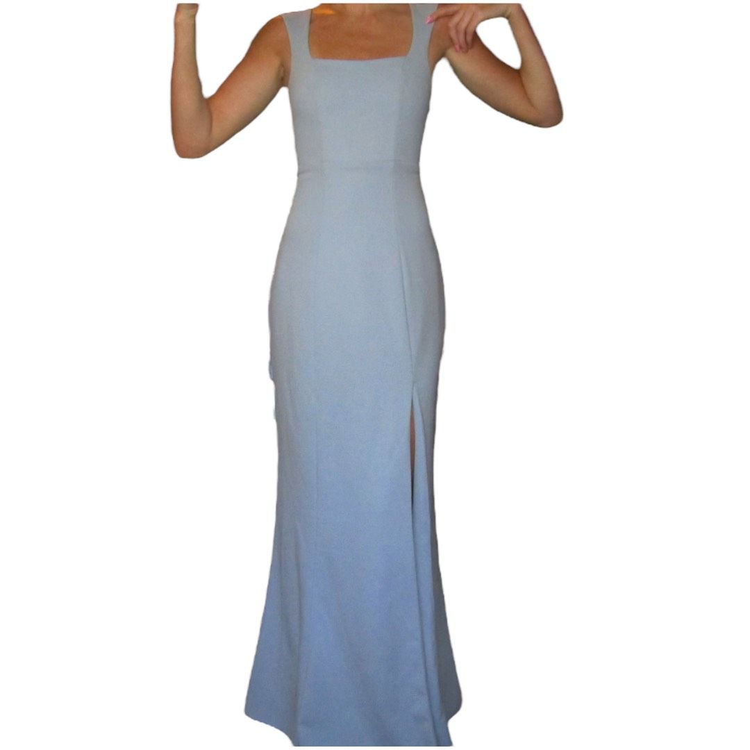 Show me your mumu Size 00 Blue Floor Length Maxi on Queenly