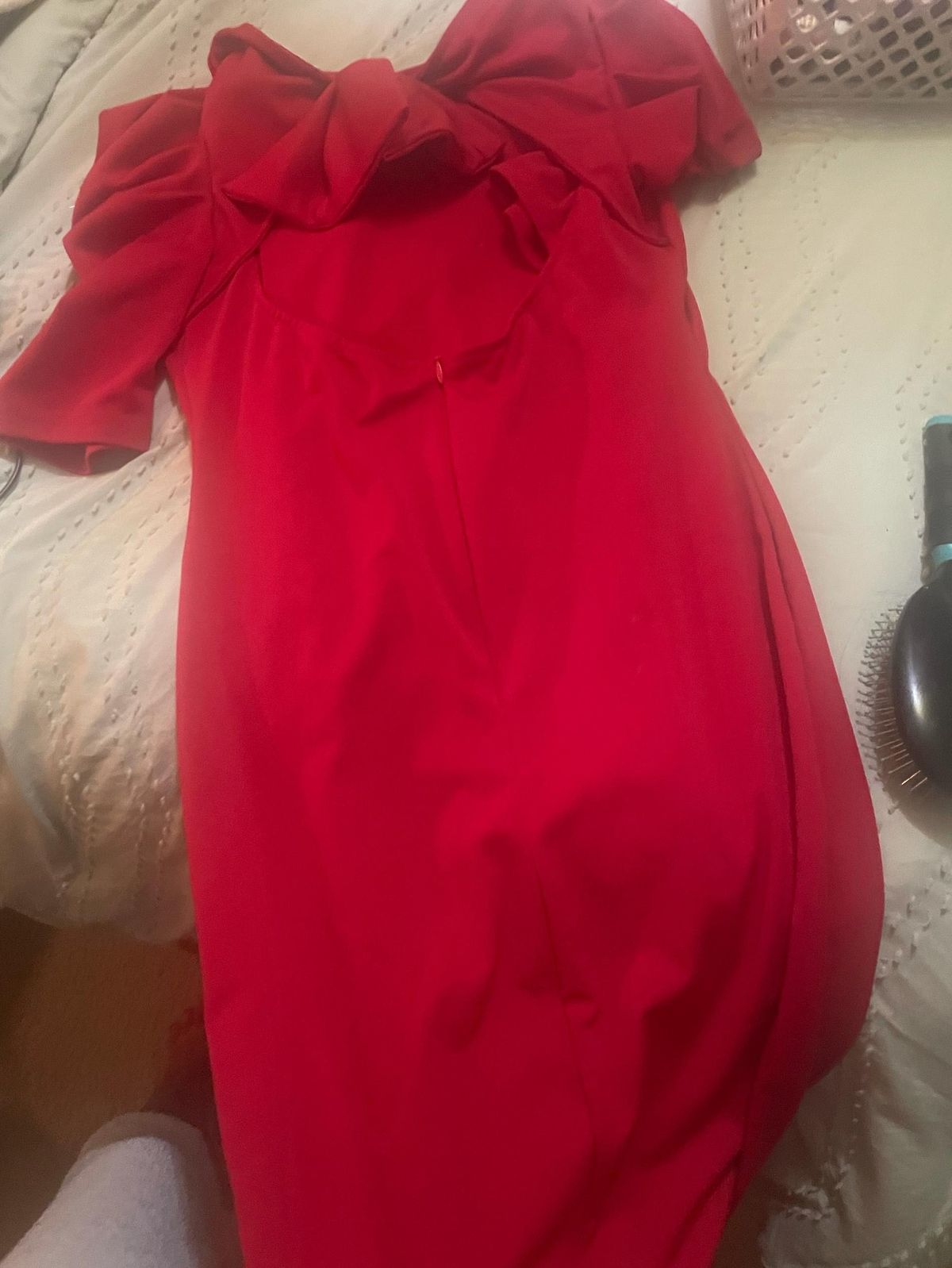 Size 2 Pageant Red Side Slit Dress on Queenly