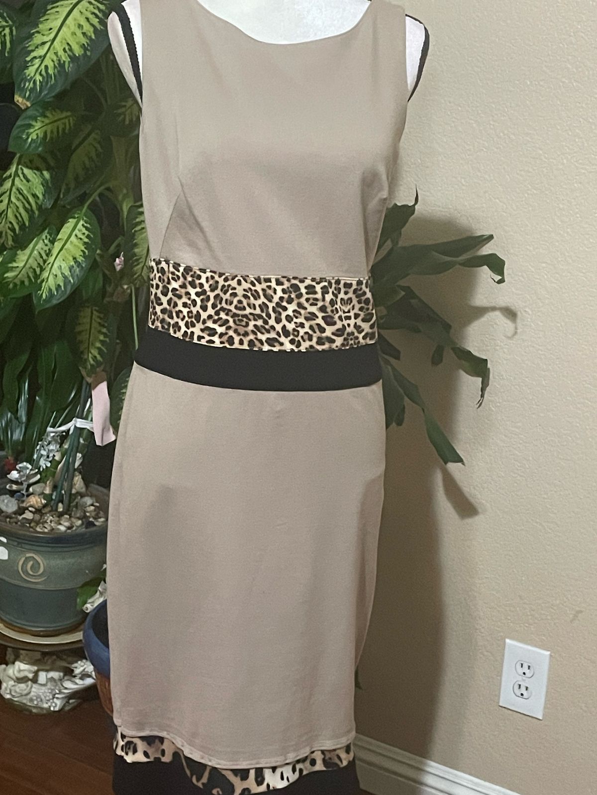 Size 8 Homecoming Nude Floor Length Maxi on Queenly