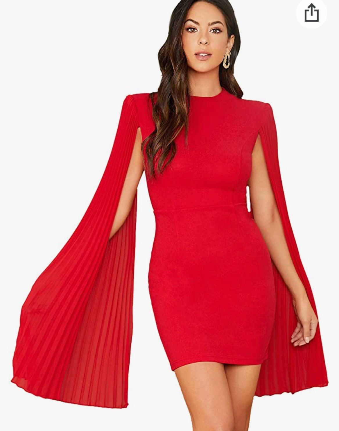Size 10 Sheer Red Cocktail Dress on Queenly
