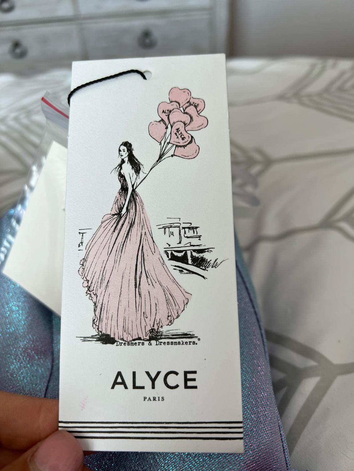 Alyce Paris Size 8 Purple Side Slit Dress on Queenly