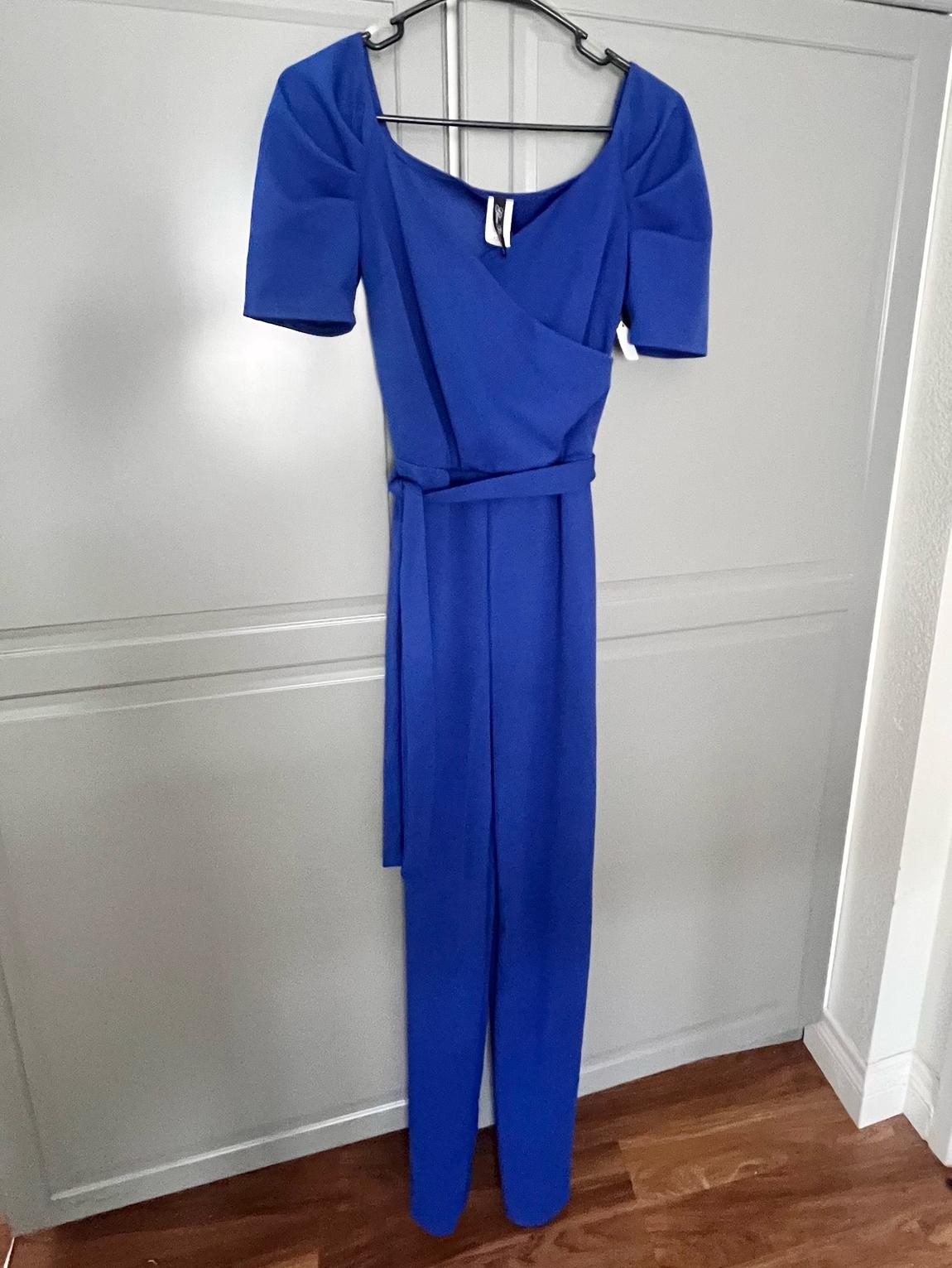 Size 2 Royal Blue Formal Jumpsuit on Queenly